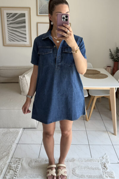 Robe en jean 100% coton