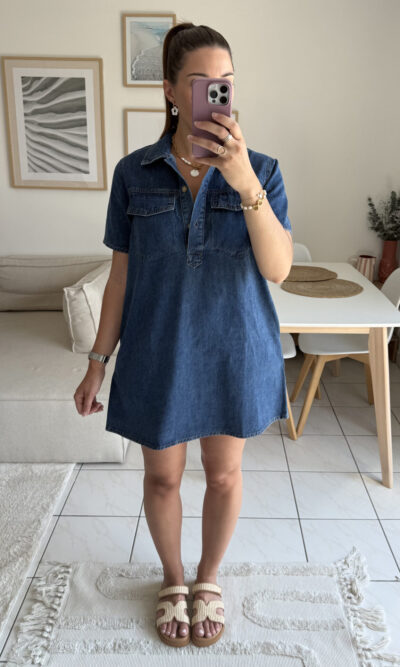 Robe en jean 100% coton
