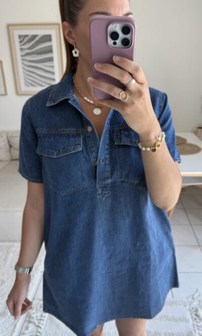 Robe en jean 100% coton
