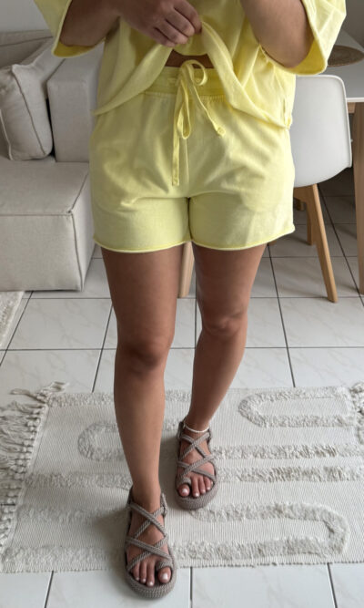 Ensemble comfy jaune citron