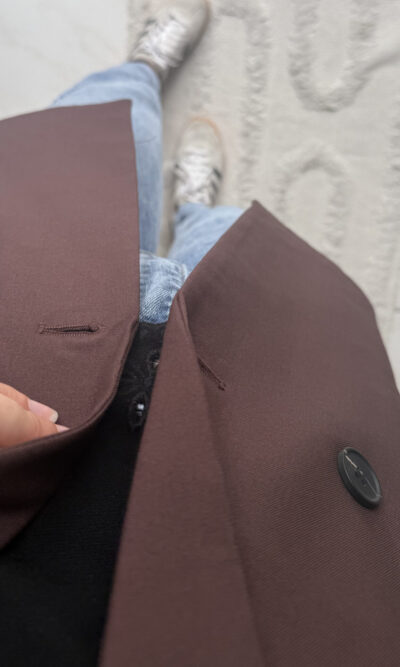 Veste blazer marron chocolat