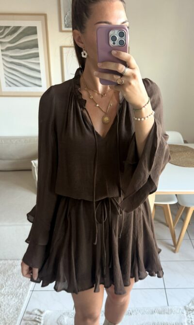 Robe Lana - Marron