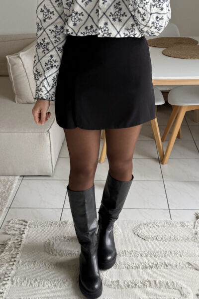 Jupe-short noire
